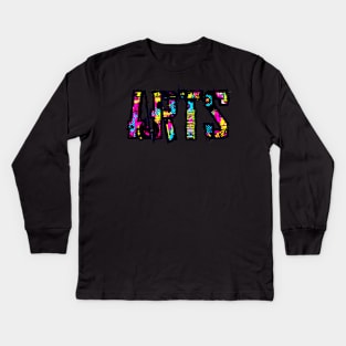 Las Vegas Arts District Graffiti Kids Long Sleeve T-Shirt